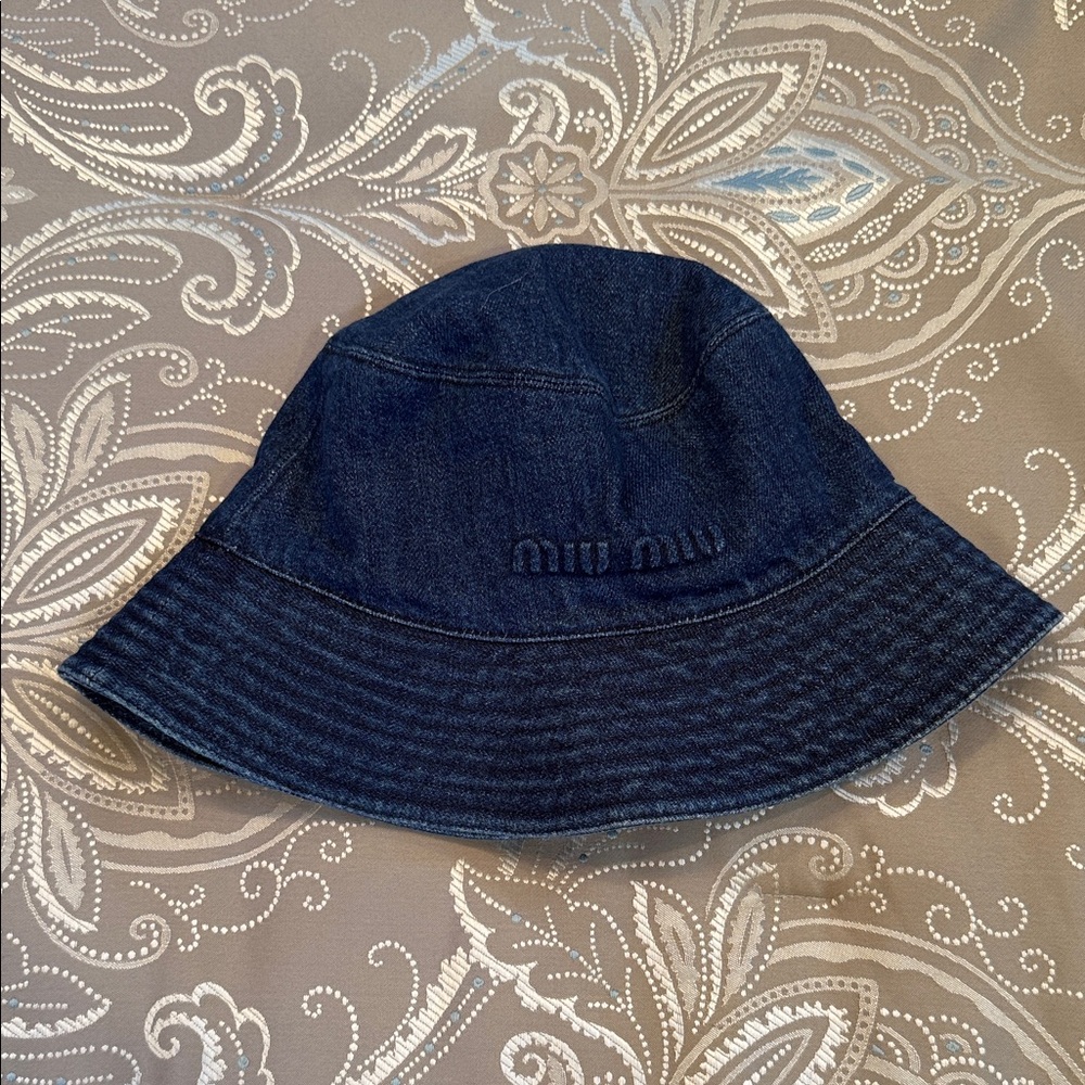 Miu Miu Denim Bucket Hat